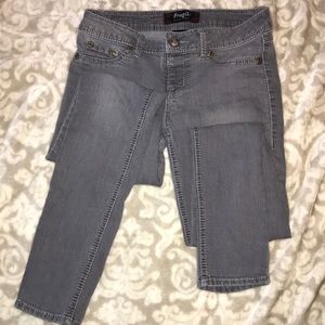 Grey skinny jeans